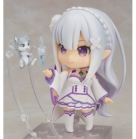 Фигурка Re:Zero - Эмилия (Emilia) Nendoroid 10 см