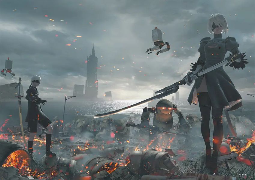 Путеводитель по миру NieR: Automata. Результаты исследования руин города изображение 2