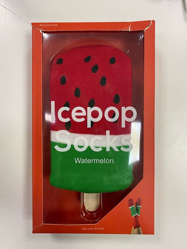 Носки Мороженое арбуз УЦЕНКА изображение 4