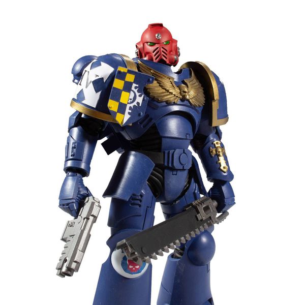 Фигурка Warhammer 40000 - Космодесант Примарис (Ultramarines Primaris) 19 см изображение 4