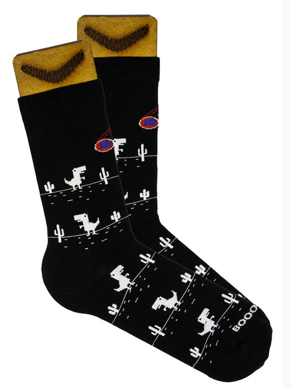 Носки Динозавры, черный (размер 34-39), BOOOMERANGS изображение 2