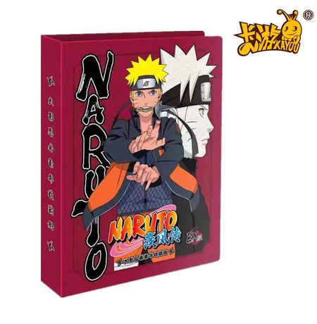 Альбом для коллекционных карточек Наруто (Naruto), красный, биндер - 180 слотов