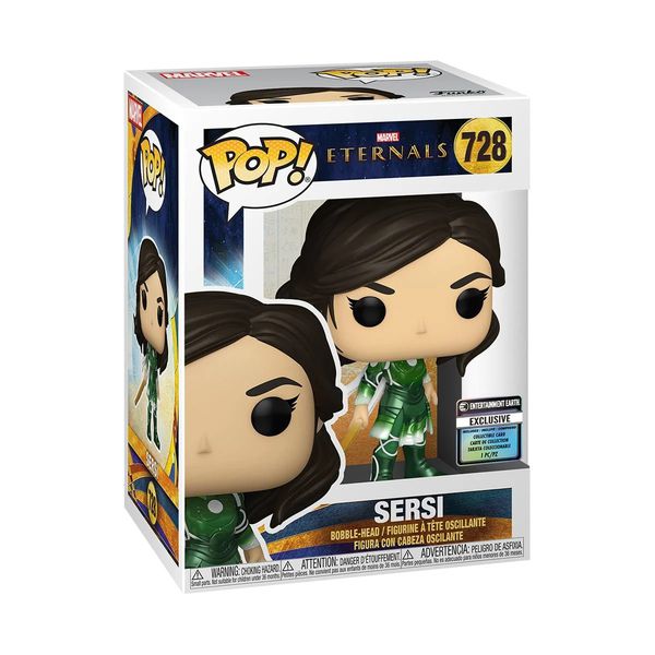 Фигурка Funko POP! Вечные - Серси Эксклюзив с коллекционной карточкой УЦЕНКА (Eternals - Sersi) изображение 4