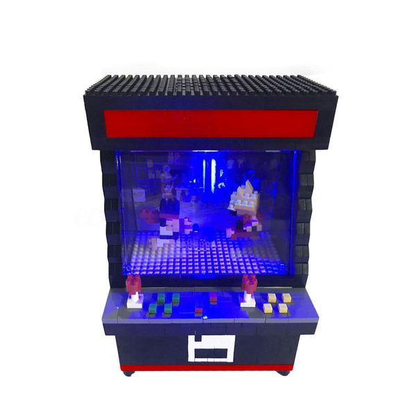 Конструктор аркадный автомат Street Fighter (с подсветкой) изображение 3