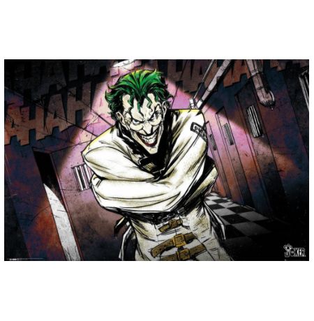 Постер Бэтмен - Джокер в лечебнице (Batman - Joker Asylum Landscape)