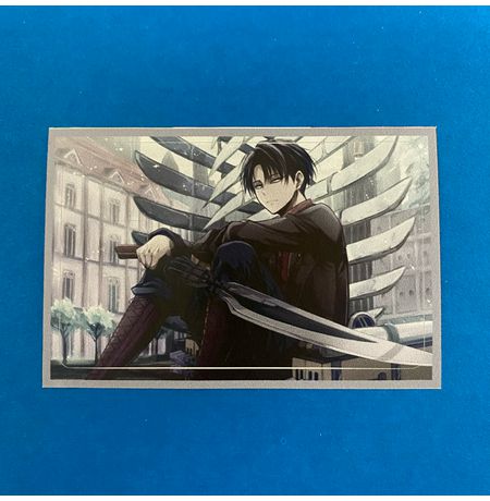 Наклейка на банковскую карту Атака на Титанов - Леви 2 (Attack On Titan - Levi) StickerStars