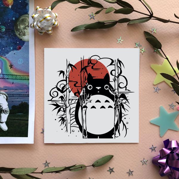 Тату переводная Тоторо