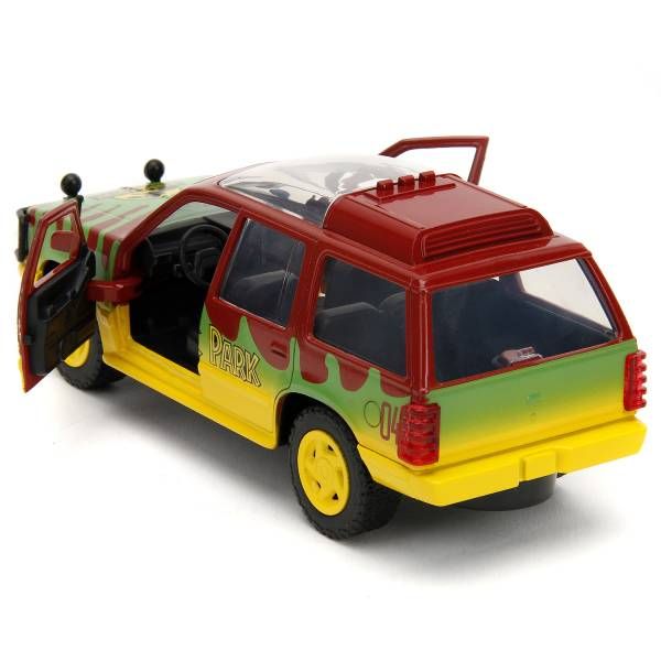 Модель машинки Парк Юрского Периода - Ford Explorer 1:32 (Jurrasic Park - Hollywood Rides) изображение 3