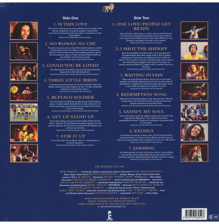 Виниловая пластинка Bob Marley & The Wailers – Legend - The Best Of Bob Marley изображение 2