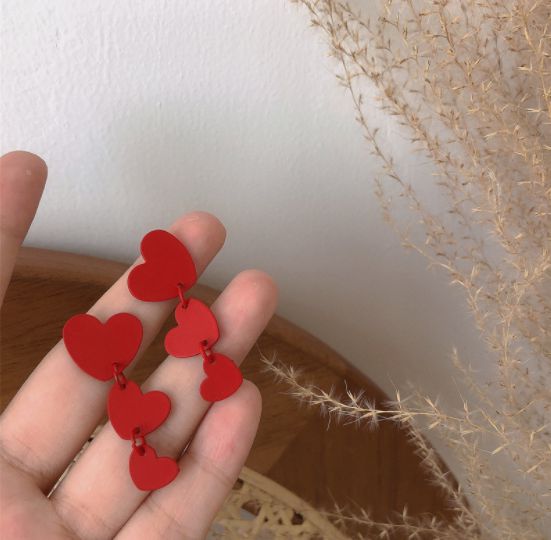 Серьги Сердечки изображение 2
