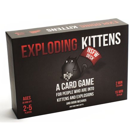 Настольная игра Взрывные Котята на английском (Exploding Kittens NSFW Deck) изображение 2