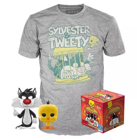 Набор фигурки Funko POP! и футболка Сильвестр и Твити (Sylvester & Tweety) Exclusive