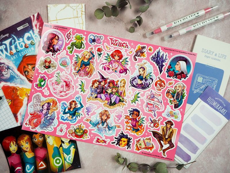 Набор стикеров Чародейки (WITCH)