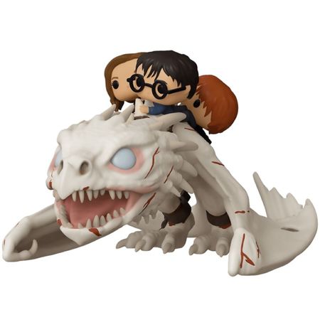 Фигурка Funko POP! Гарри Поттер - Гарри, Рон и Гермиона на драконе (Harry Potter)