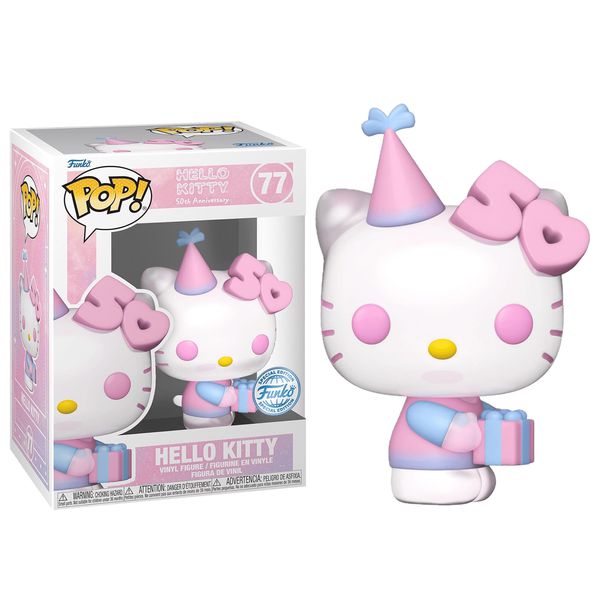 Фигурка Funko POP! Хелло Китти с подарком (Hello Kitty with Gifts 50th Anniversary) изображение 3