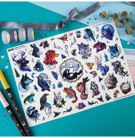 Набор стикеров Духи No kid's