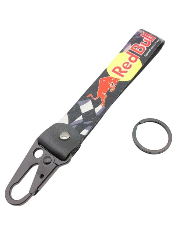 Брелок Red Bull Racing тканевый с карабином, 19х2,5 см изображение 2