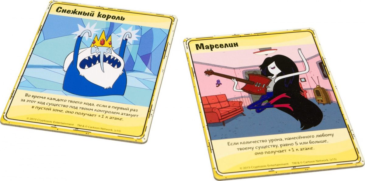 Настольная игра Время приключений. Карточные войны: Снежный король против Марселин изображение 4