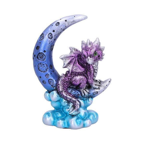 Статуэтка Дракон на полумесяце, фиолетовый