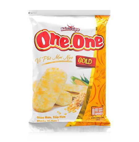 Рисовое печенье One-One, кукуруза и сыр