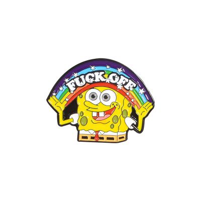 Значок Губка Боб Fuck Off