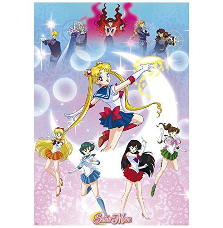 Постер Сейлор Мун (Sailor Moon) 98x68 см