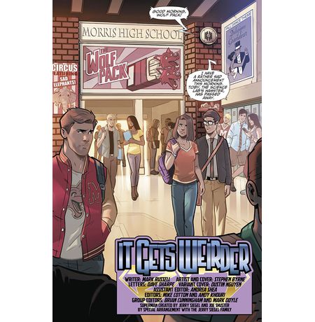 Wonder Twins #1 с автографом Mark Russell изображение 2