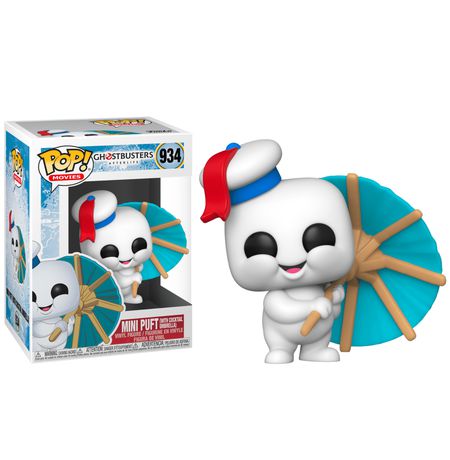 Фигурка Funko POP!Зефирный Человечек с зонтиком (Ghostbusters 3:Mini Puft with Cocktail Umb.)