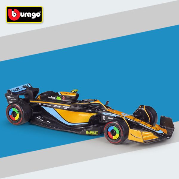 Коллекционная металлическая (Die Cast) модель Bburago F1 - McLaren MCL36 2022 #4, 1:43