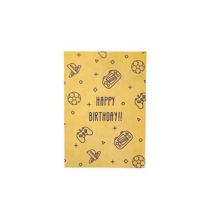 Открытка Happy birthday, джойстик