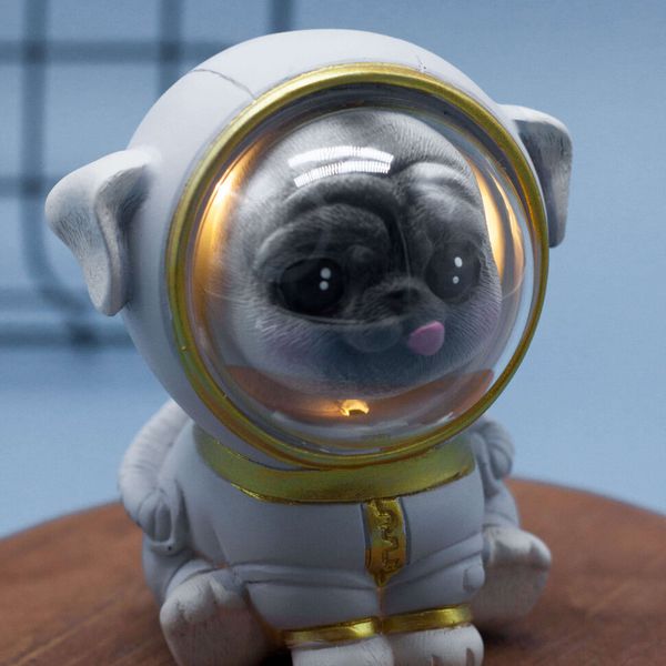 Ночник Космонавт-собака, Мопс изображение 2