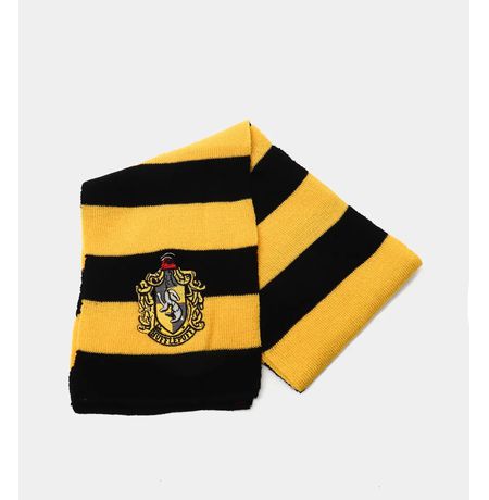 Шарф Пуффендуй - Гарри Поттер с широкими полосками