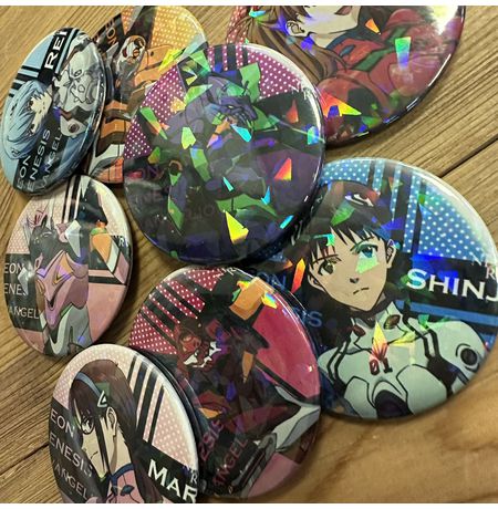 Значок Евангелион (Evangelion) #1 6 см в ассортименте изображение 2