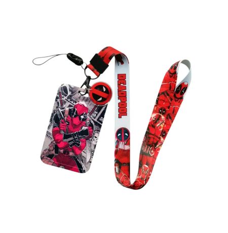 Картхолдер Дэдпул Deadpool, пластик 11х6,8 см, 48 см