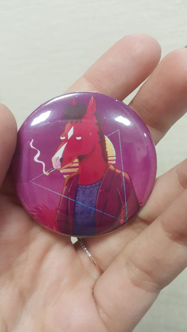 Значок Конь Боджек - BoJack Horseman, 4,5 см