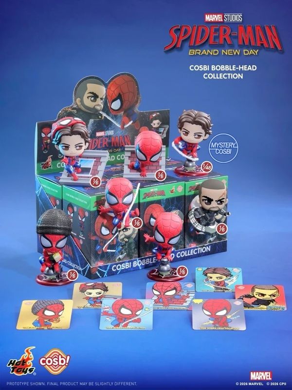 Блайнд-бокс Hot Toys Cosbi - Spider-Man Brand New Day Лицензия 7-11 см