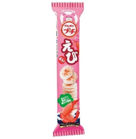 Крекеры Bourbon жаренные на гриле со вкусом креветки 36 гр Япония