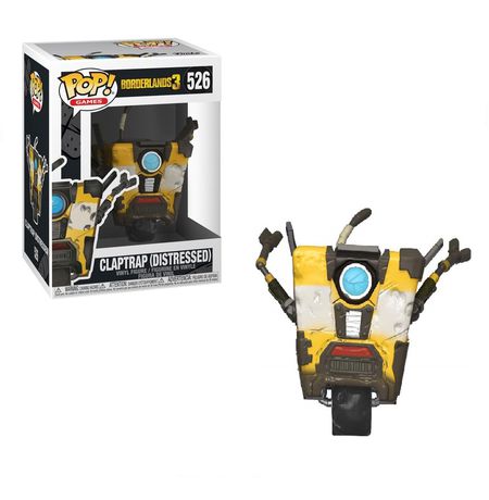 Фигурка Funko POP! Borderlands 3 - Железяка (Borderlands 3 - Claptrap (Distressed))