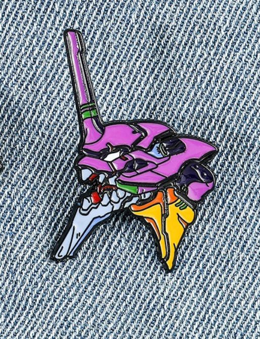 Значок Евангелион - Eva-01 Берсерк (Evangelion) (пин, металл)