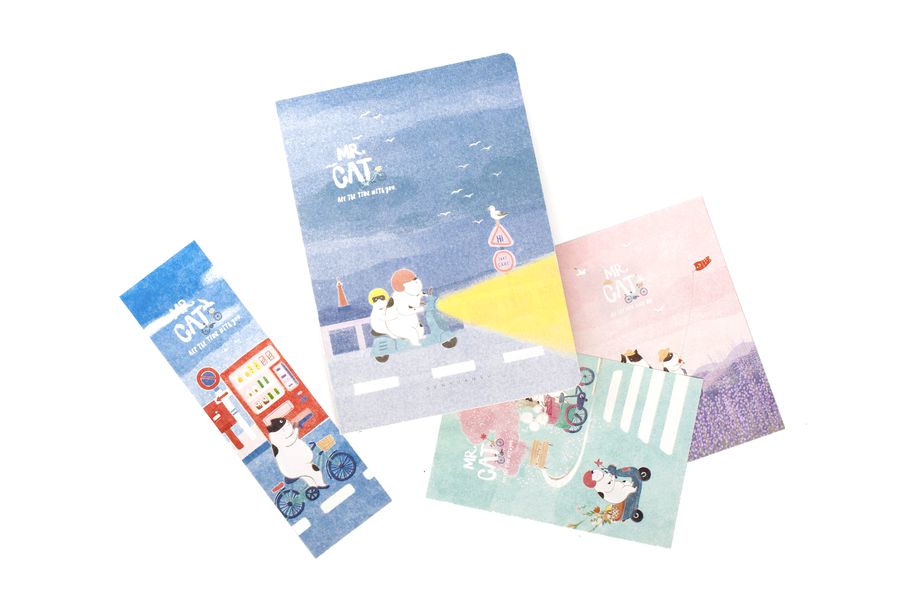 Блокнот Mr. Cat на море