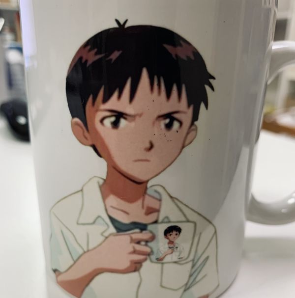 Кружка Синдзи Икари - Евангелион (Neon Genesis Evangelion) УЦЕНКА