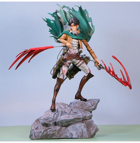 Фигурка Леви Аккерман в бою (Levi Akkerman Attack On Titan) 30 см