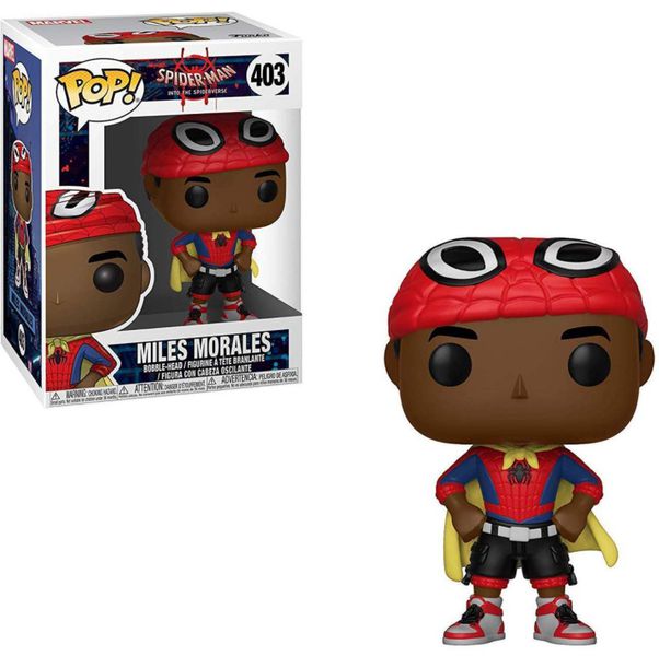 Фигурка Funko POP! Человек-Паук - Майлз Моралес без маски (Spider-Man: Into the Spider-Verse) УЦЕНКА