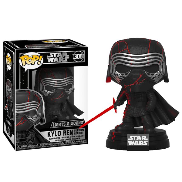 Фигурка Funko POP! Звездные Войны - Кайло Рен Верховный Лидер (Star Wars - Kylo Ren) Lights & Sound