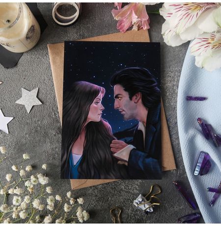 Открытка Десятое королевство - Вирджиния и Волк 15х10,5 см