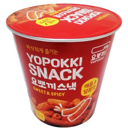 Рисовые снеки Yopokki со сладко-острым вкусом 50г