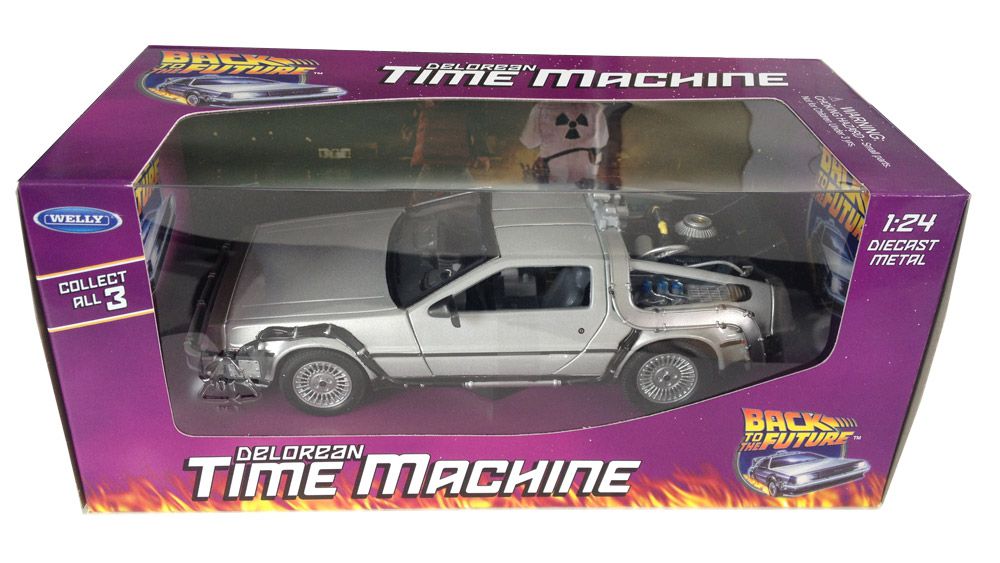 Коллекционная металлическая (Die Cast) модель Delorean из 