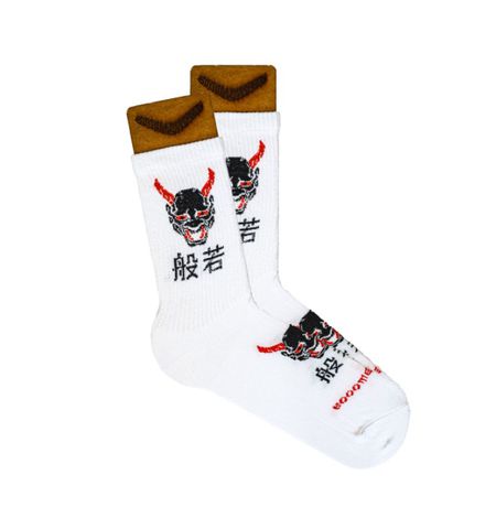Носки Демон Хання, белые (размер 34-39) BOOOMERANGS