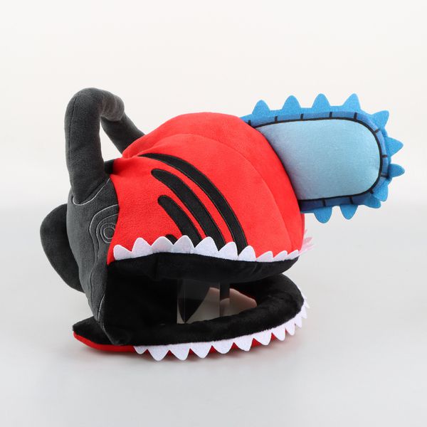 Мягкая игрушка Человек Бензопила - Шапка (Chainsaw Man) 25 см