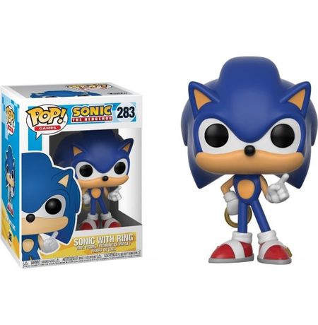 Виниловая фигурка Funko POP! Соник (Sonic with Rings - Sonic the Hedgehog)
